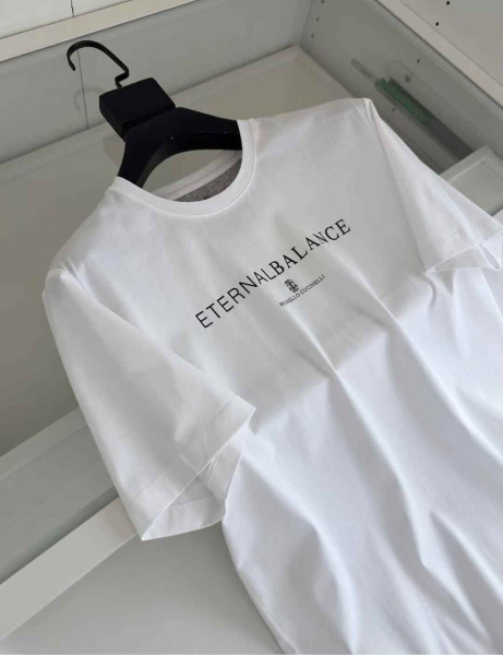 МУЖСКАЯ ФУТБОЛКА BRUNELLO CUCINELLI  73436 фото анонса