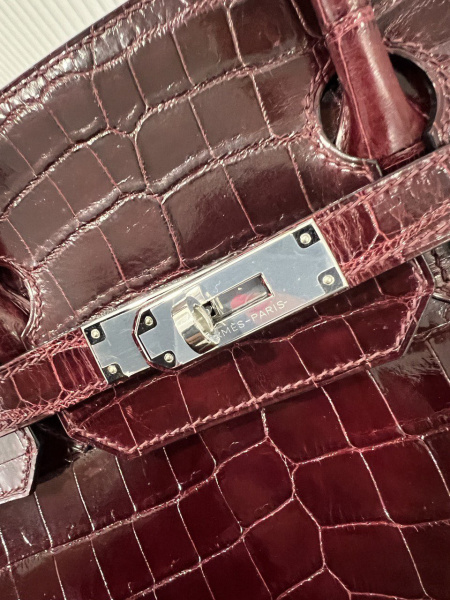 СУМКА HERMES BIRKIN 35 ручная работа 55511 фото анонса