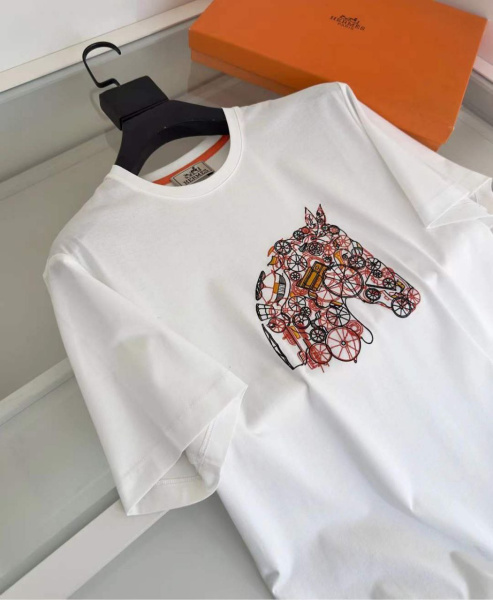 МУЖСКАЯ ФУТБОЛКА HERMES  77371 фото анонса