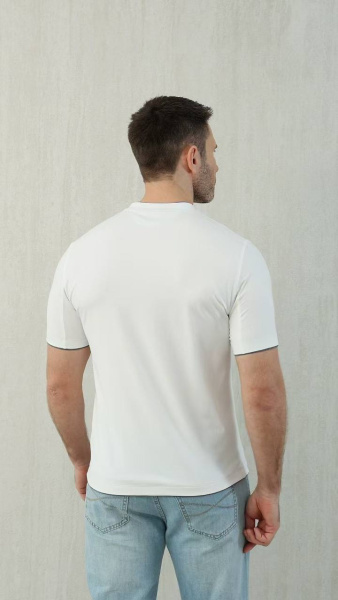 МУЖСКАЯ ФУТБОЛКА BRUNELLO CUCINELLI  75618 фото анонса