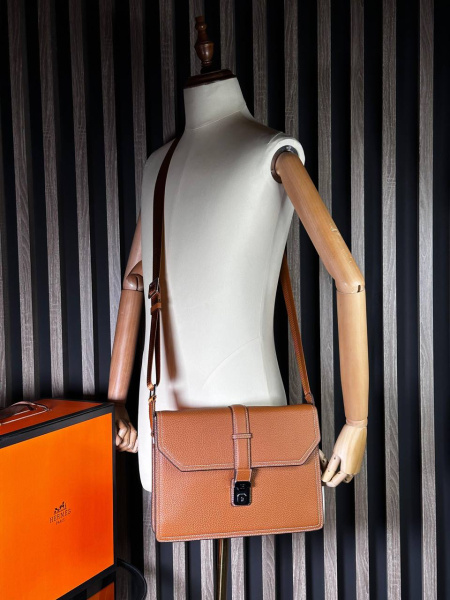 МУЖСКАЯ СУМКА МЕССЕНДЖЕР HERMES  64255 фото анонса