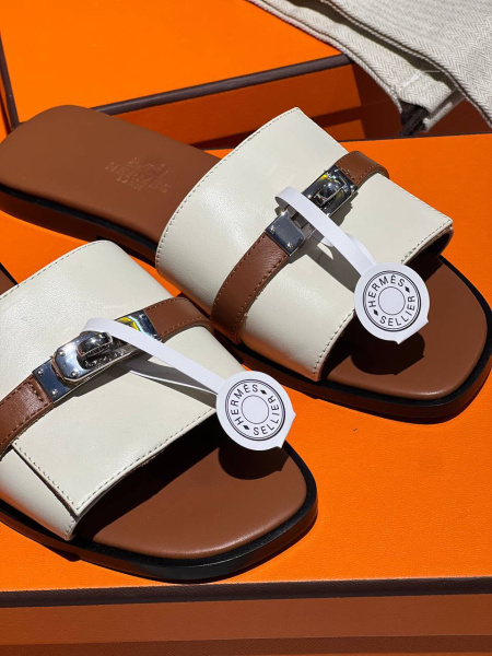 ШЛЕПКИ HERMES  68113 фото анонса