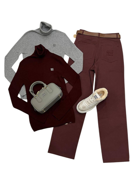 БРЮКИ MIU MIU  72376 фото анонса