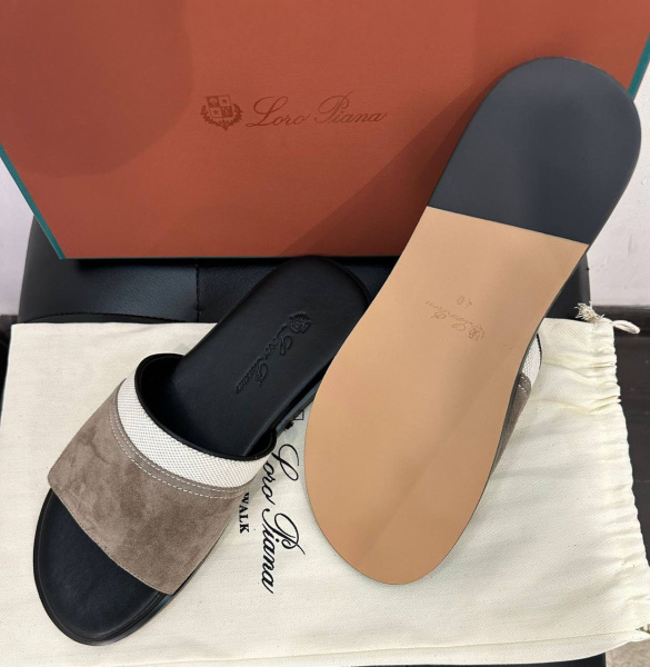 МУЖСКИЕ ШЛЕПКИ LORO PIANA  74036 фото анонса