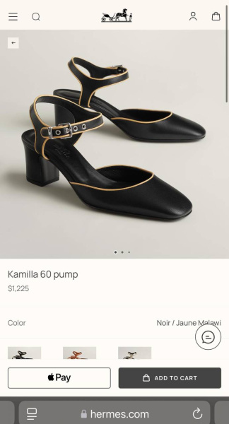 ТУФЛИ HERMES  75815 фото анонса