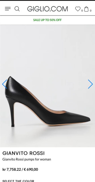 ТУФЛИ GIANVITO ROSSI  64681 фото анонса