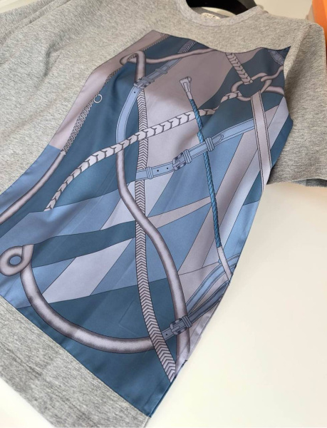 МУЖСКАЯ ФУТБОЛКА HERMES  74456 фото анонса