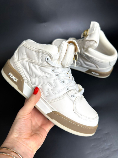 КРОССОВКИ ВЫСОКИЕ FENDI  57192 фото анонса