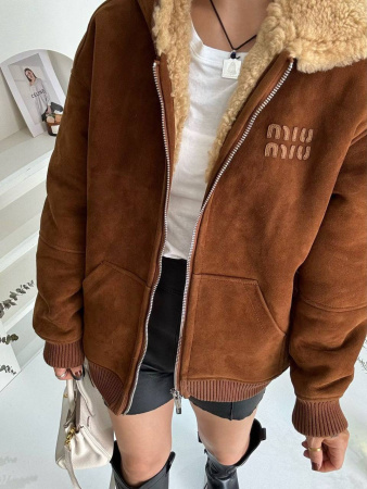 БОМБЕР МЕХОВОЙ MIU MIU 