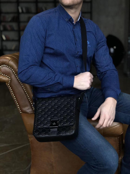 МУЖСКАЯ СУМКА МЕССЕНДЖЕР GUCCI 14167 фото анонса