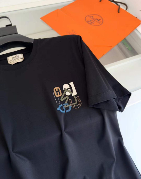 МУЖСКАЯ ФУТБОЛКА HERMES  77384 фото анонса