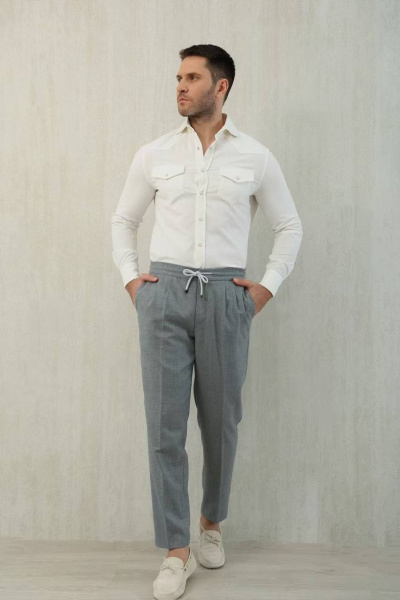 МУЖСКИЕ БРЮКИ BRUNELLO CUCINELLI  73682 фото анонса