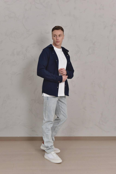 РУБАШКА С КАПЮШОНОМ KITON  63528 фото анонса