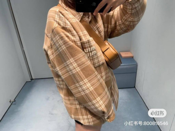 РУБАШКА УТЕПЛЕННАЯ MIU MIU  63153 фото анонса