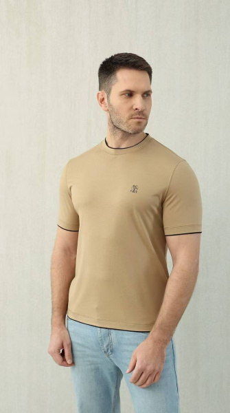 МУЖСКАЯ ФУТБОЛКА BRUNELLO CUCINELLI  75615 фото анонса