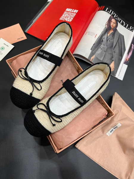 БАЛЕТКИ MIU MIU  69069 фото анонса