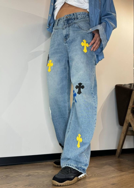 ДЖИНСЫ CHROME HEARTS 