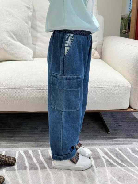 ДЕТСКИЕ ДЖИНСЫ FENDI  73736 фото анонса