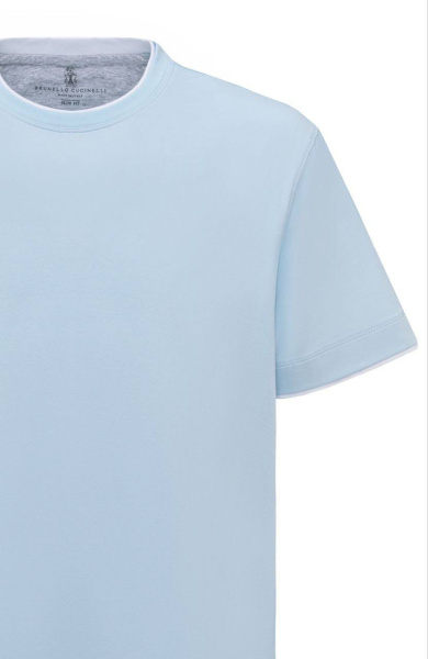 МУЖСКАЯ ФУТБОЛКА BRUNELLO CUCINELLI  69208 фото анонса