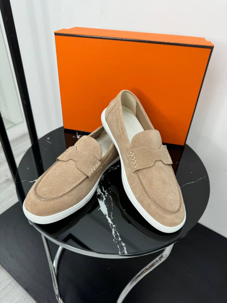 МУЖСКИЕ ЛОФЕРЫ HERMES  78079 фото анонса
