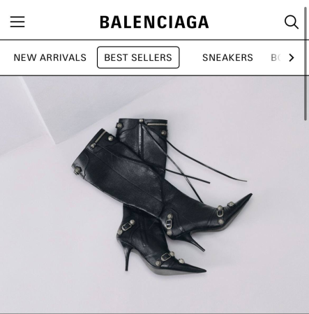 САПОГИ BALENCIAGA 52405 детальное фото товара