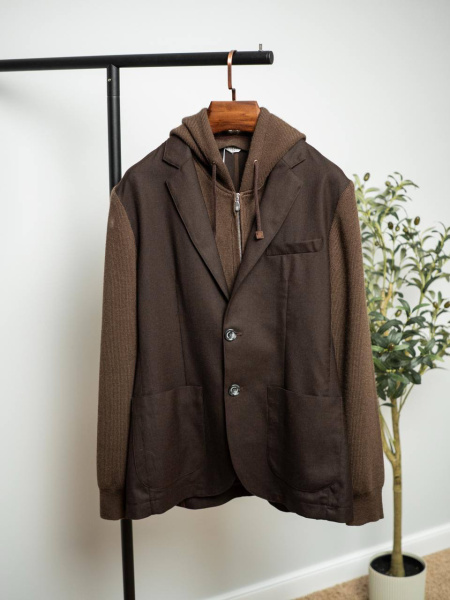 МУЖСКАЯ КУРТКА ПИДЖАК BRUNELLO CUCINELLI  79902 фото анонса