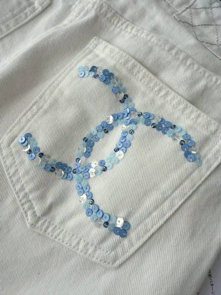 ДЖИНСЫ CHANEL  77329 фото анонса