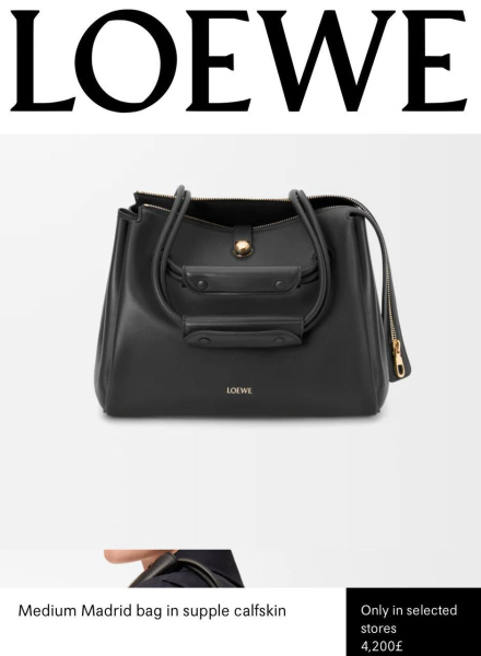 СУМКА LOEWE  79778 фото анонса