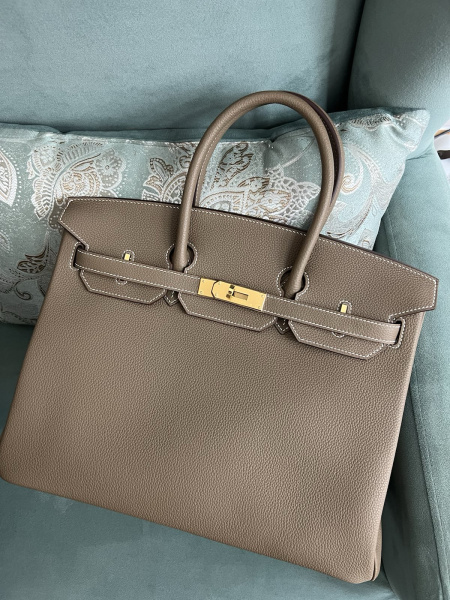 СУМКА HERMES BIRKIN 35 ручная работа 55452 фото анонса