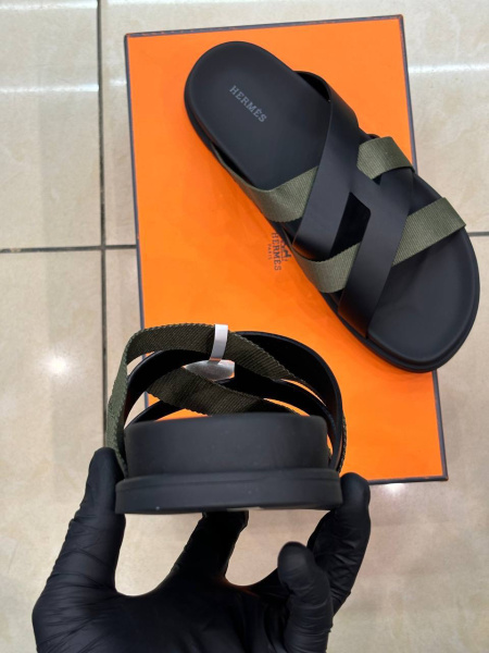 МУЖСКИЕ ШЛЕПКИ HERMES  75188 фото анонса