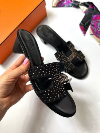 ШЛЕПКИ HERMES  58627 детальное фото товара