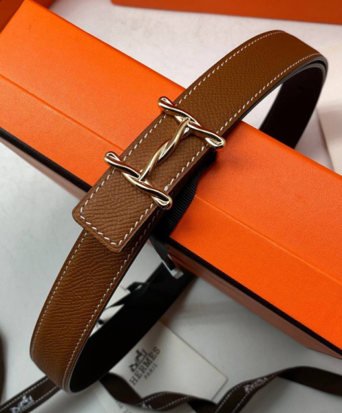 ЖЕНСКИЙ РЕМЕНЬ ДВУХСТОРОННИЙ HERMES 