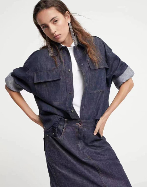 РУБАШКА BRUNELLO CUCINELLI  66236 фото анонса