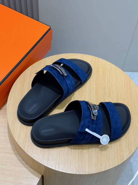 МУЖСКИЕ ШЛЕПКИ HERMES  78126 фото анонса