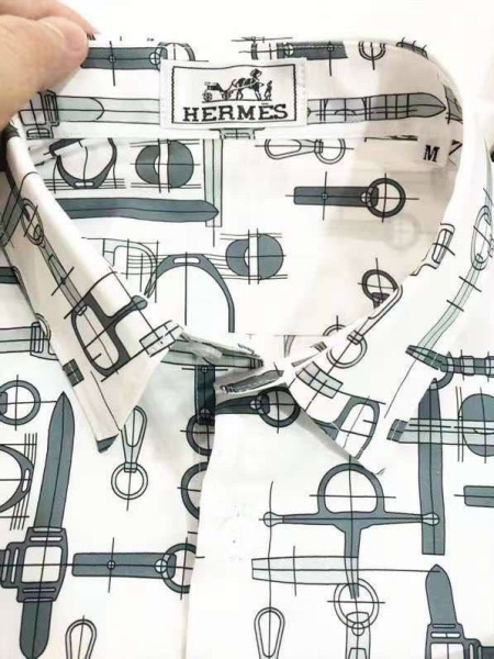 МУЖСКАЯ РУБАШКА HERMES  56404 фото анонса