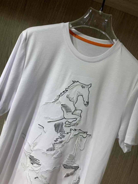 МУЖСКАЯ ФУТБОЛКА HERMES  75171 фото анонса