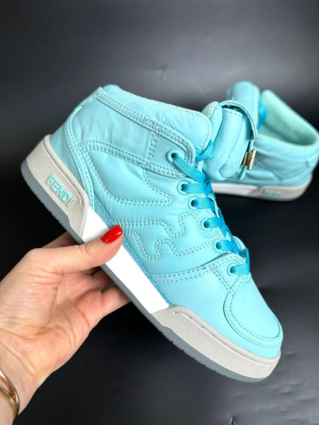 КРОССОВКИ ВЫСОКИЕ FENDI  57193 фото анонса