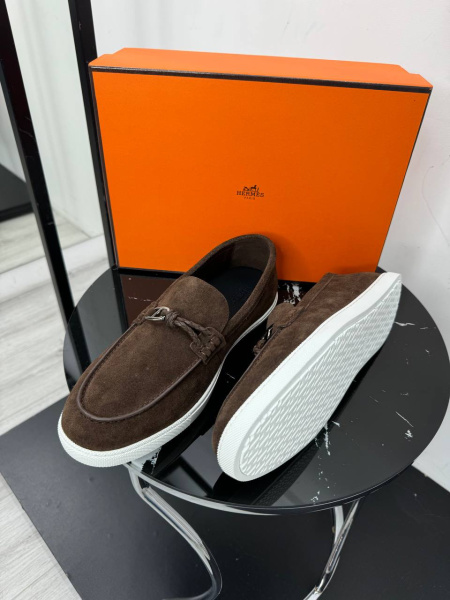 МУЖСКИЕ ЛОФЕРЫ HERMES  78611 фото анонса
