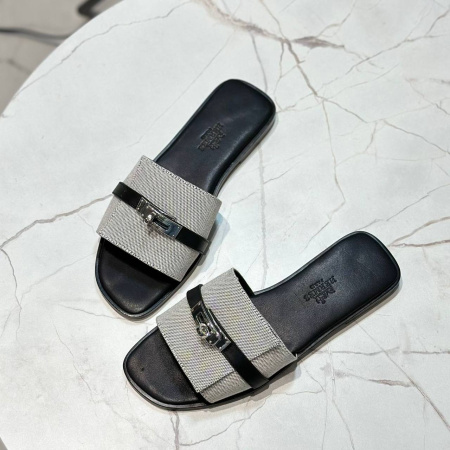 ШЛЕПКИ HERMES  67644 детальное фото товара