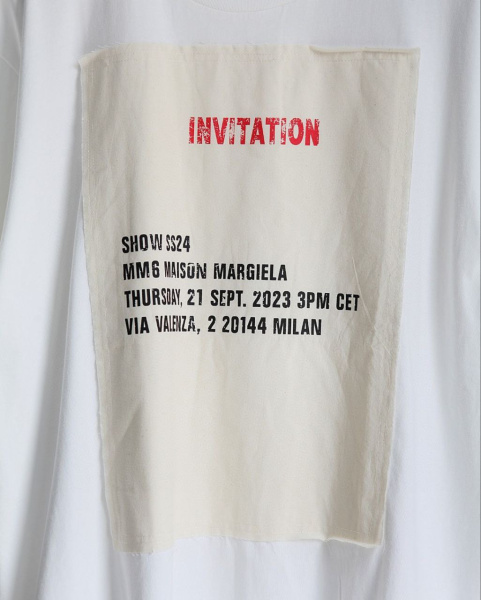 МУЖСКАЯ ФУТБОЛКА MAISON MARGIELA  69985 фото анонса