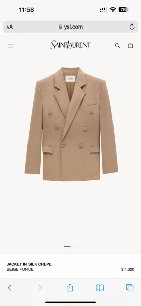 КОСТЮМ SAINT LAURENT  76390 фото анонса