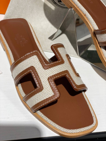 ШЛЕПКИ HERMES 49485 детальное фото товара