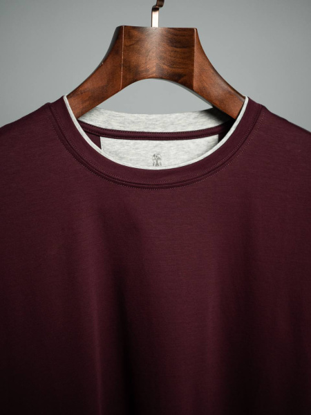 МУЖСКАЯ ФУТБОЛКА BRUNELLO CUCINELLI  68423 фото анонса