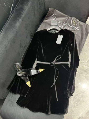 ПЛАТЬЕ SAINT LAURENT  70369 детальное фото товара