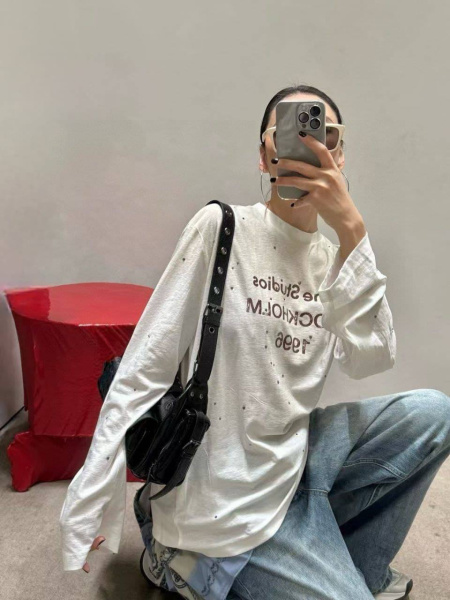 ЛОНГСЛИВ ACNE STUDIOS  75529 фото анонса