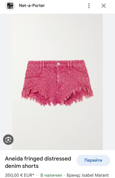 ШОРТЫ ISABEL MARANT  60020 фото анонса