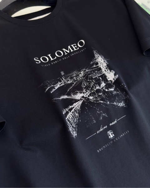 МУЖСКАЯ ФУТБОЛКА BRUNELLO CUCINELLI  74462 фото анонса