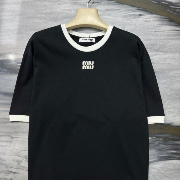 МУЖСКАЯ ФУТБОЛКА MIU MIU  75592 фото анонса