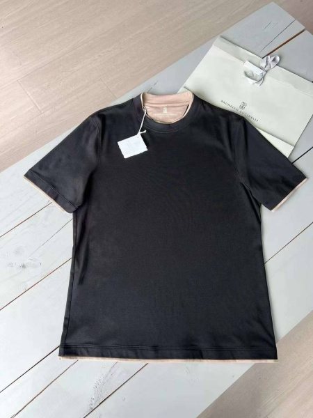 МУЖСКАЯ ФУТБОЛКА BRUNELLO CUCINELLI  74384 фото анонса