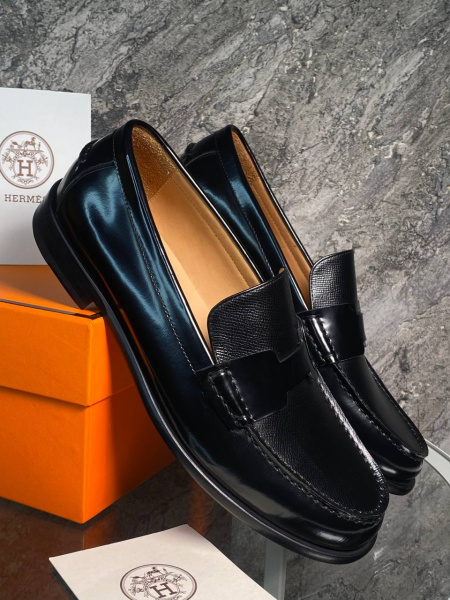 МУЖСКИЕ ЛОФЕРЫ HERMES  73097 фото анонса